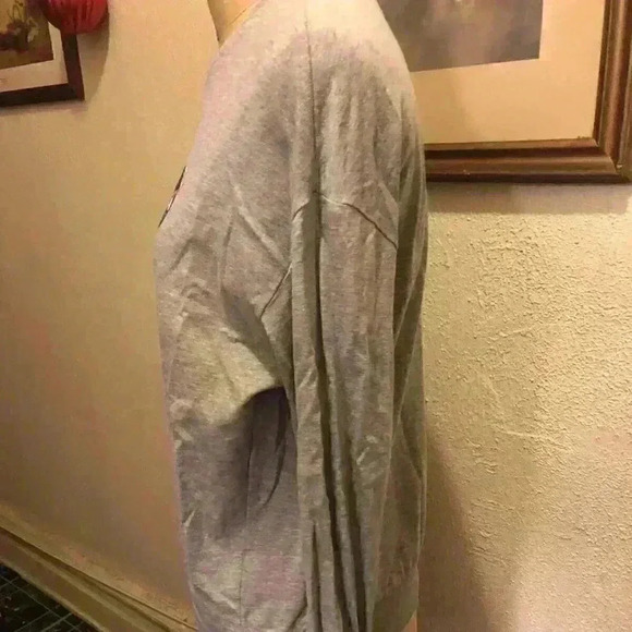 H&M Divided Gray NASA Crew Neck Long Sleeve Pullover Top Size L - Picture 2 of 6